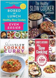 Bored of Lunch Healthy Slow Cooker Even Easier [Hardcover], The Healthy Slow Cooker Cookbook, The Skinny Slow Cooker Curry Recipe Book & More Slow Cooking 4 Books Collection Set