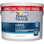 Dulux Trade 7.5L Vinyl Matt Special Value Pack - Pure Brilliant White Finish