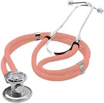 Dixie Ems Sprague-Rappaport Type Two Tube Stethoscope – Frosted Pink