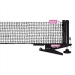 Butterfly Elite Table Tennis Table Clip Net Set – Replacement Net Set for Table Tennis Tables – Net Set Includes All The Necessary Parts to Replace an Old Net, Black (ELCLNS)