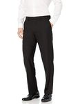 Amazon Essentials Men's Classic-Fit Wrinkle-Resistant Stretch Dress Trouser, Black, 40W / 34L
