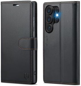 Wallet Case for Samsung Galaxy S26 Ultra 6.9", RFID Blocking Credit Card Holder, PU Leather Folio Flip Kickstand Protective Shockproof Cover for Galaxy S26 Ultra (Black, Samsung Galaxy S26 Ultra)