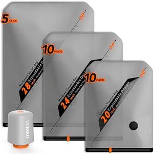 Rechargeable Wireless Pump Travel Storage Bags Set - 25 Pack Portable Space Saver Bags for Travel & Home - Vacuum Compression Packing Seal for Clothes, Blankets, Seasonal Storage