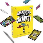 Big Potato Cards vs Gravity – The Gravity-Defying, Card-Balancing Game | Fun Travel Game for Kids, Teens & Adults | Party Game for 2+ Players | Includes Travel Bag and Can Adaptor