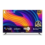 CELLECOR 108 cm (43 inch) Full HD LED Smart Android TV with Voice Remote | Play Store (E43P) Free Installation - Black