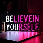 Believe in Yourself Neon Sign USB P