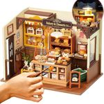 Rolife DIY Miniature House Kit-Becka's Baking House-Craft Kits For Adults UK-Home Desk Decoration Gift Idea For Women Girls(DG161)