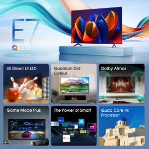 Hisense 50" 4K QLED Smart TV – Ultra HD HDR Display