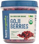 BAREORGANICS Goji Berries, 8 Ounce