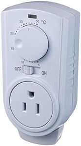 Amaze Heater TC007 Plug in Thermostat for Portable Heaters and Air Conditioners