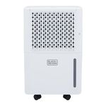 BLACK+DECKER 12L Smart Dehumidifier & Ionizer, 4 Modes, Quiet, 2.1L Water Tank, 24 Hour Timer, White, BXEH60016GB