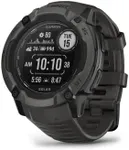 Garmin Instinct 2X Solar, Rugged GPS Smartwatch, Built-in Flashlight, Solar Charging Capability, Multi-Band GNSS, Graphite