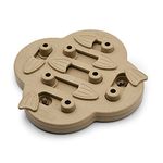 Nina Ottosson by Outward Hound Dog Hide N' Slide Tan Interactive Treat Puzzle Dog Toy