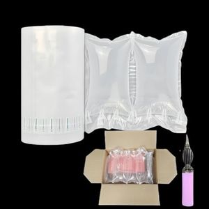 LIWNYRK 500 Count Inflatable Air Pillows for Shipping with Pump 4.7" x 7.8", Box Filler Purse Stuffer to Keep Shape Space-saving Packing Material Packaging Air Bags Alternative to Packing Peanuts