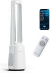 Pro Breeze® OmniAir 41" Smart Bladeless Tower Fan with Air Purifier - Silent Standing Portable Circulator - Remote Control, Wi-Fi, HEPA Filter, LED Display, 10 Fan Speeds, 5 Modes & 60° Oscillation