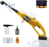 Cordless Power Washer for Dewalt 20V Battery 900 PSI Brushless Handheld High Pressure Car Washer with 6-in-1 Nozzle Foam Cannon for Car Floor Fence Wall Cleaning (Battery Not Included)