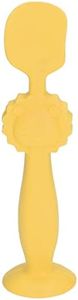 Diaper Cream Spatula, Mini for Butt Paste Diaper Cream, Soft Silicone Baby Butt Cream Diaper Cream Applicator, Rash Cream Butt Paste Spatula Baby Necessities (Yellow)