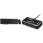 Zebronics Wired Keyboard and Mouse Combo with 104 Keys and a USB Mouse with 1200 DPI -JUDWAA 750