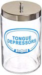 Graham-Field 3454A T Labeled Sundry Tongue Depressors Jar with Cover