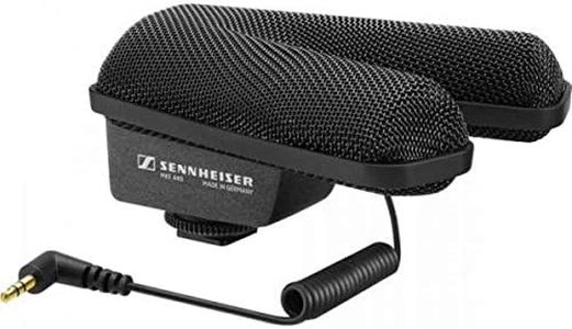 Sennheiser MKE 440 Compact Stereo Shotgun Microphone with 3.5mm Connector for Cameras, 506258