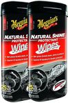 Meguiar's Natural Shine Wipes Auto Surface Protector 25 pk