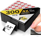 X-bet MAGNET Magnetic Squares - Industrial Flexible Sticky Magnets - Peel & Stick Magnetic Sheets, Tape Alternative to Magnetic Stickers, Magnetic Strip (300)