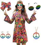 MRYUWB 70s Hippie Dress Costumes Ne