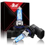 WinPower HB4/ 9006 Halogen Headlight Bulbs 100W 5000K Warm White Lamp 12V Auto Car Fog lights Sidelight DRL, 2 Pieces