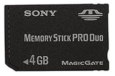 Sony 4 GB Memory Stick PRO Duo for 