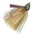 Strike King Lures Hack Attack Fluoro 5/0 Hook 1/2 oz Green Pumpkin Craw Flipping Jig (Per 1)