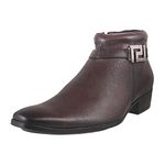 Mochi Mens Leather Brown Boots (Size (7 UK (41 EU))