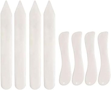 8 PCS Bone Folder Tool,Paper Creaser Set Scoring Tool for Paper Crafts Book-Binding Card Making and Office Supplies for DIY Handmade Leather Burnishing Bookbinding Books Cards and Paper Crafts