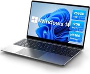 15.6" Laptop 12GB RAM+256GB SSD by ALLDOCUBE GTBook 15, Windows 11 System, Intel Celeron N5100 Quad-core Chip, FHD IPS 1920x1080 Display, Dual Microphone & Speaker, 2.4G+5G WiFi, 10000mAh Battery