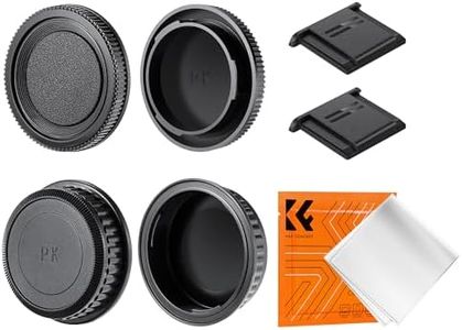 K&F Concept Rear Lens Cap & Body Cap Cover & Hot Shoe Cover Kit for Pentax K Mount Camera Lens K3 K3 II K70 KS1 KS2 K500 K50