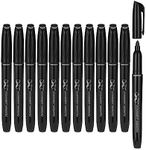 Mr. Pen- Permanent Markers, 12 Pack, Black, Fine Tip, Black Markers, Fine Tip Markers, Black Permanent Markers, Permanent Markers Black, Black Markers Permanent, Fine Tip Permanent Markers