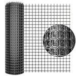 Garden Fence Animal Barrier,3.28'x65.6'[Heavy Duty] Safety Snow Fence Temporary Fence Plastic Fencing Roll,Reusable Garden Netting for Construction Site Vegetable Garden Yard Pool Dog Fence(Black)