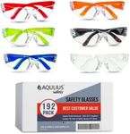 Aqulius 192 Pack of Safety Glasses 