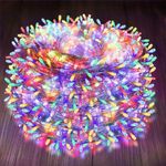 SHATCHI 200LEDs/20m Fairy Lights Clear String Lights – Mains, Multifunction 8 Modes, Timer, Memory, Indoor/Outdoor Low Voltage Waterproof Christmas Tree Home Decorations