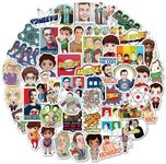 The Big Bang Theory Stickers 50 Pcs Waterproof, Removable,Cute,Beautiful, Stylish Teen Stickers, Suitable for Boys and Girls in Water Bottles, Phones,Guitar, Suitcase Vinyl