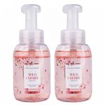 The Foam Makers Foaming Handwash WILD CHERRY MARGARITA (PACK OF 300ml X 2) FOAMING HANDWASH Gentle On Hands Rich Foam Soft Lather