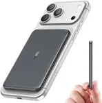 for Magsafe Portable Charger,5000mAh Slim Wireless Magnetic Power Bank with USB C Charging,Travel Essential for Magsafe Battery Pack Compatible with iPhone 17/16/15/14/13/12 Series,Graphite Gray