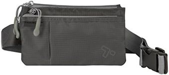 Travelon 6 Pocket Waist-Pack, Charcoal, One Size, Travelon 6 Pocket Waist Pack