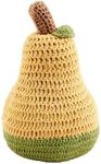 Mud Pie Crochet Lg Gourd Stuffed Pumpkins, Yellow