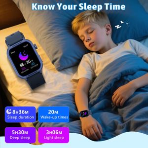 Kids Smart Watch – Blue, Touchscreen, GPS Tracker