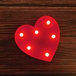 MUMUXI LED Marquee Lights Heart Sha