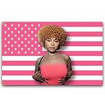 Pink Ice Rapper Spice American Flag