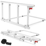 Novelfun Bed Rails for Elderly Adults Safety, Folding Bedside Assist Rail Support Handle 96 x 50 CM Upgrade Length and Height Safety Side Protector Fit King, Queen, Full & Twin - Extra Large