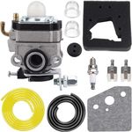 ZAMDOE FG100 GX31 Carburetor Replacement for Honda 4 Stroke Tiller GX22 GX31 HHE31C Edger HHT31S UMK431 UMK431K1 Trimmer/Brush Cutter 16100-ZM5-A95 16100-ZM5-803 with Air Filter Spark Plug