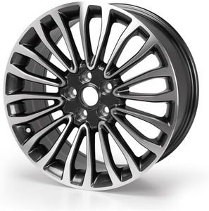 18×8 Aluminum Alloy Wheel Rim Compatible with Ford Fusion 2017-2018, OE Style Replacement Wheel, 5x108 Bolt Pattern, Machine Gray Finish, Front or Rear Fitment