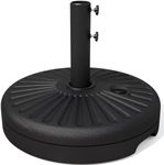 JEAREY 22L Outdoor Umbrella Base Water Filled Stand, Patio Umbrella Base Stand, Patio Outdoor Heavy Duty Umbrella Holder Stand (Black)